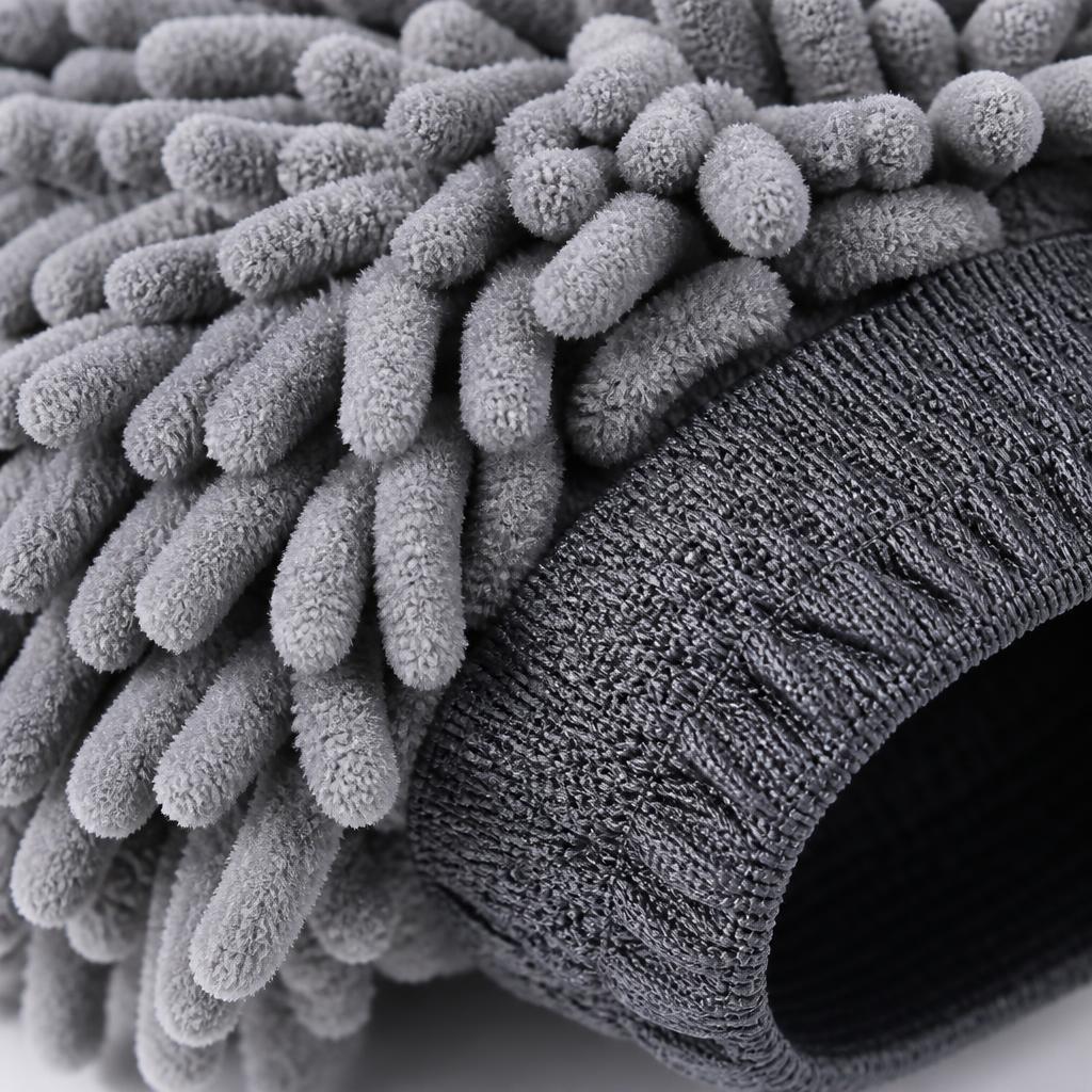 DyreSmart tørkehansker i mikrofiber til hund nærbilde av detaljer
