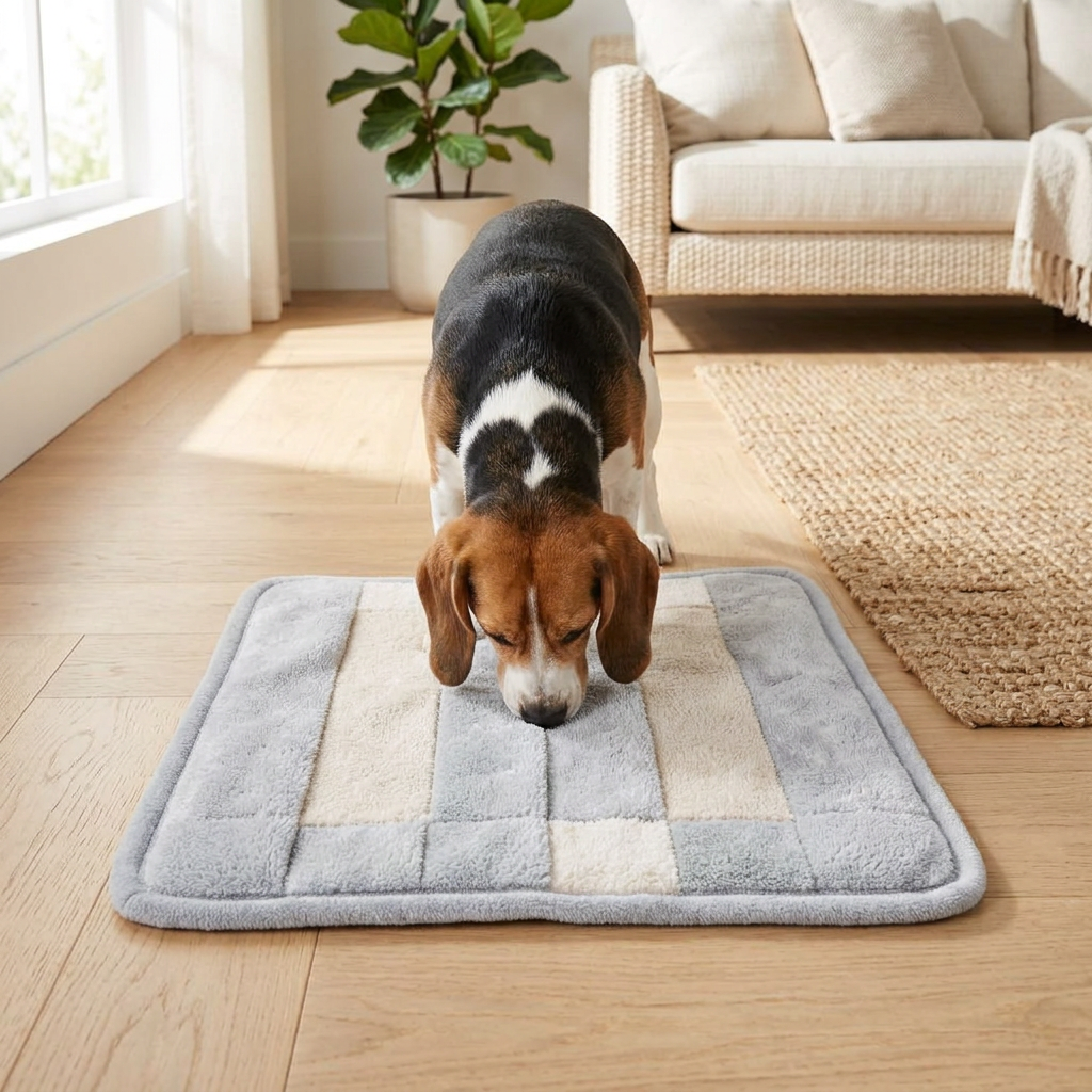 DyreSmart snuseteppe til aktivisering av hund sett ovenfra